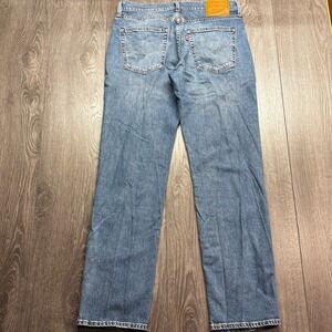 Levis Premium 514 Straight Fit Jeans Blue Denim W33 L32 Medium Wash 8429